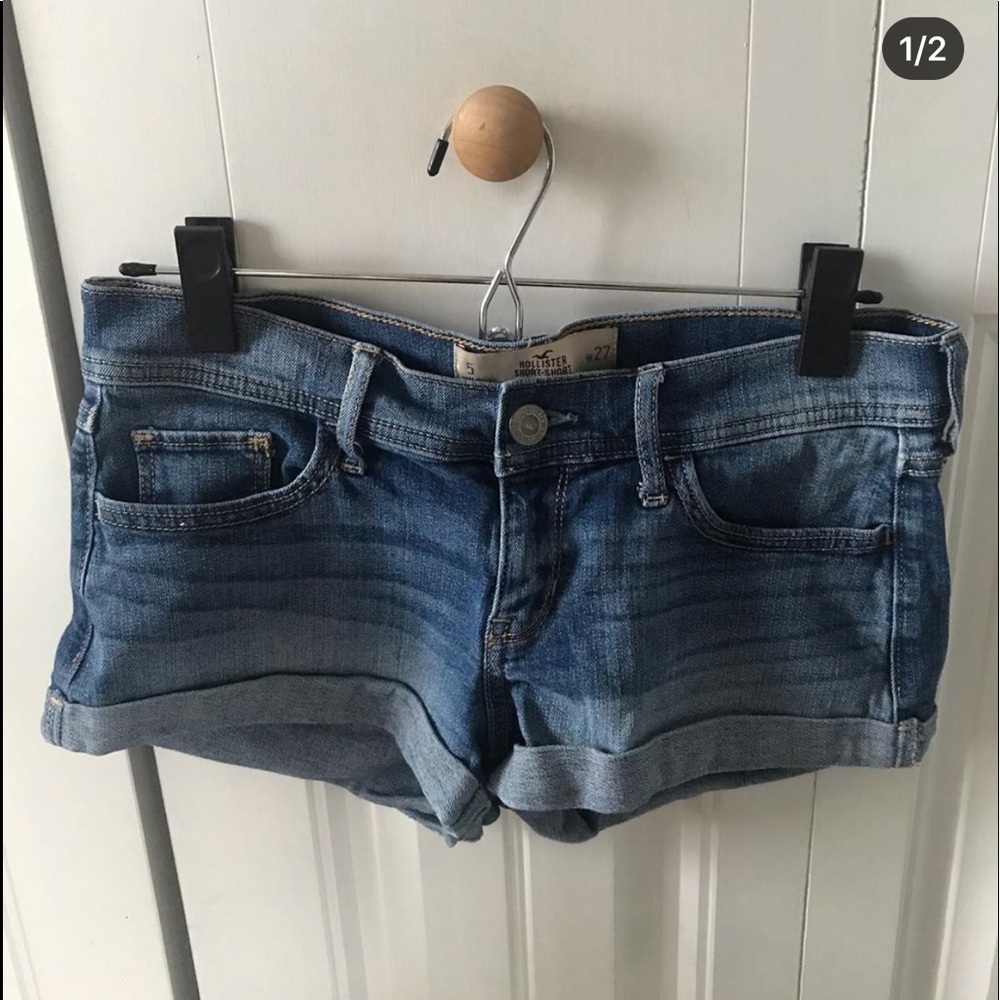 Hollister denim shorts